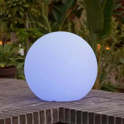 New Garden BULY 20 Solar Gartenkugel mit farbigem, weißem oder warmweißem Licht - IP65, Ø 20cm