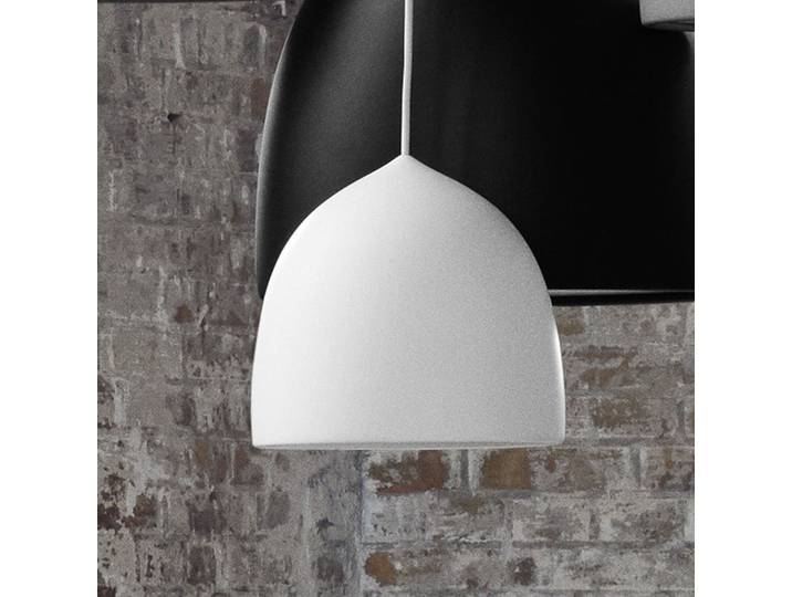 Suspence P1 Pendelleuchte Matt Weiß - Fritz Hansen - Wohnzimmer - Design - Metall - Einflammig