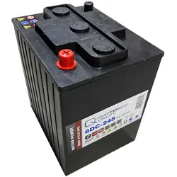 Q-Batteries 6DC-245 | 6V 245Ah Deep Cycle Traktionsbatterie