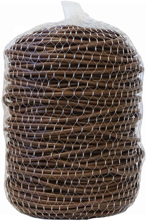 Polsinelli Tube pour reliure des plants verticale marron ø 4mm (1kg - 1
