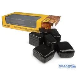 Universal Hobbies Packung mit 20 quadratischen Silageballen schwarz 6882