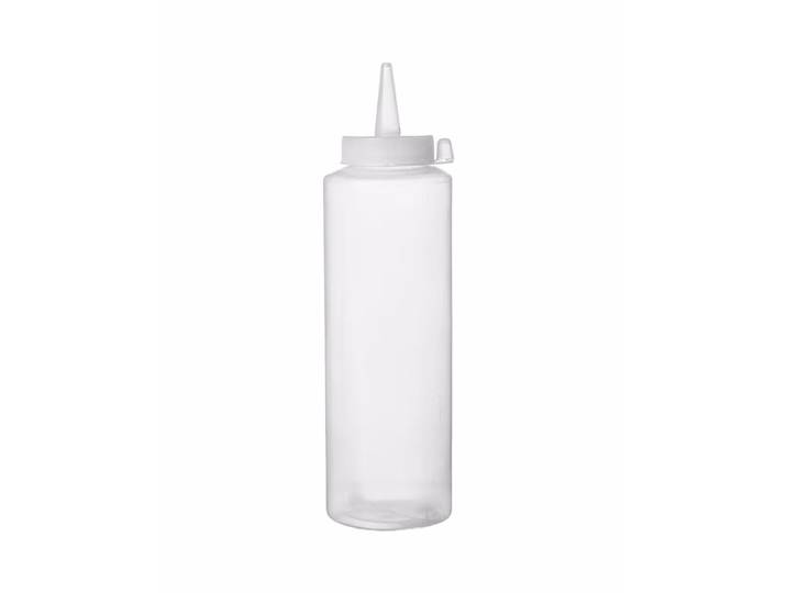 Hendi Saucenflasche 350ml, 20.5 cm Saucenflasche – Gastro Küchengeräte Zubehör – transparent
