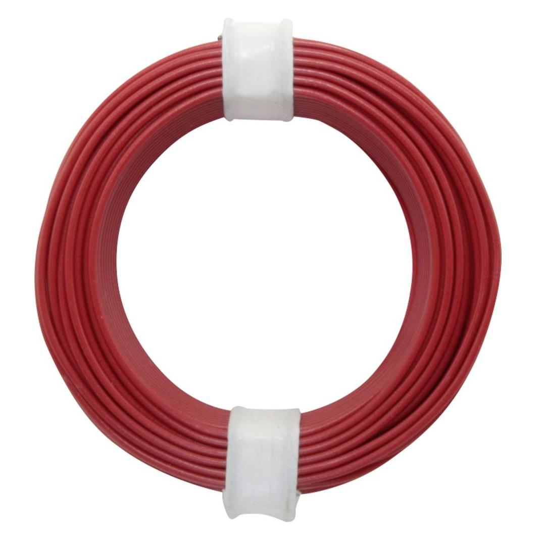Donau Kupferschalt-Litze 10m Rot (10 m) (118-0)