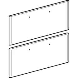 Geberit Schubladenfront für WTU it! Breite 70 cm, 2 Schubladen, weiß