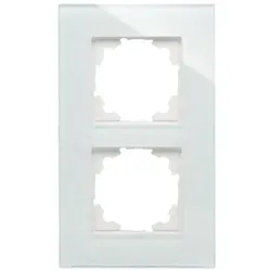 Kopp 405408014 Glas-Abdeckrahmen 2-fach Athenis mint