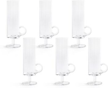 Zodax Café Royale Irish Coffee & Café Liégeois Glasses, Set of 6