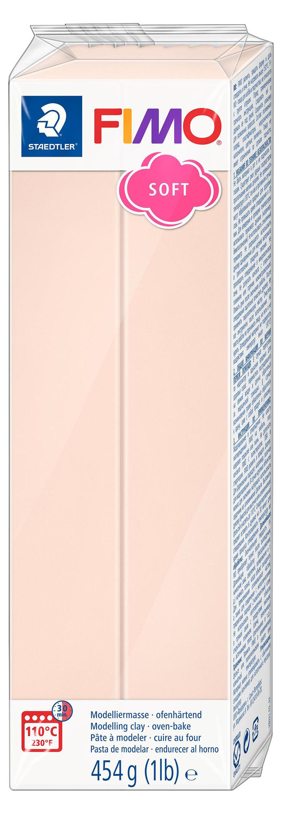 Staedtler Fimo Soft Modelklei Bleekroze 454g