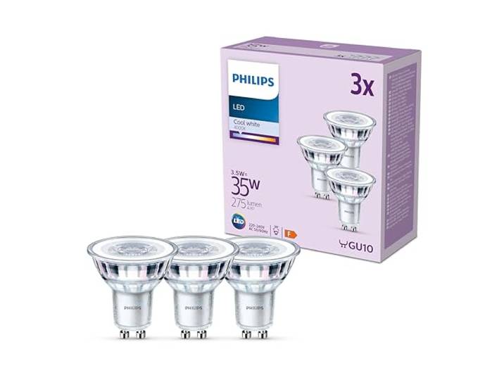 Philips Classic LED Spot GU10-35 W - Koelwit Licht - 6 Spots