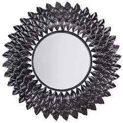 WANDSPIEGEL altsilber rund 70 cm Larrau