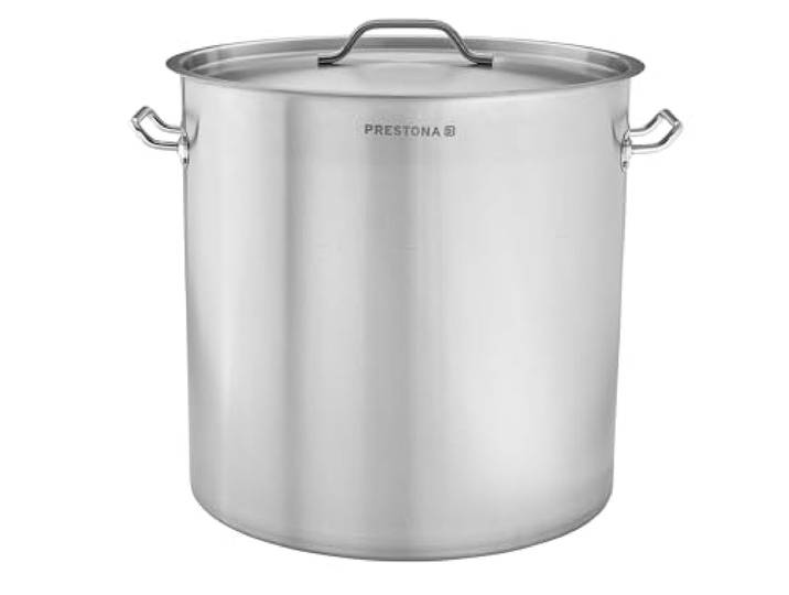 TECHNICA Prestona Topf Induktion 130 l – Kochtopf ⌀550 mm mit Deckel Dreischichtboden – Suppentopf Für alle Herdarten – Spülmaschinengeeignet – Ohne Nickel – Hitzebeständige Griffe