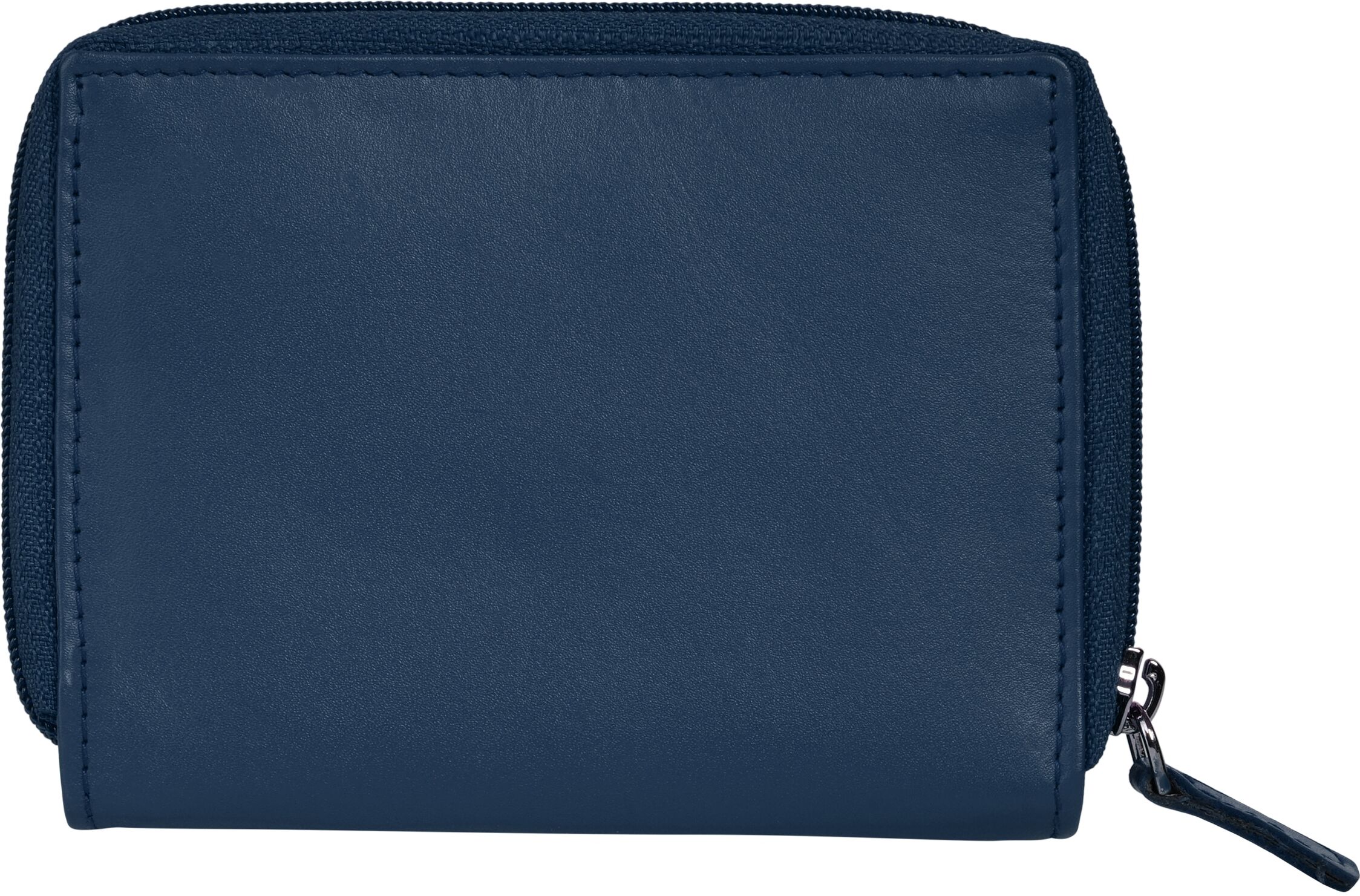 Geldbörse BRUNO BANANI "BRUNO BANANI Damen echt Leder", Damen, blau, Leder, Kleinlederwaren Geldbörse, echt Leder