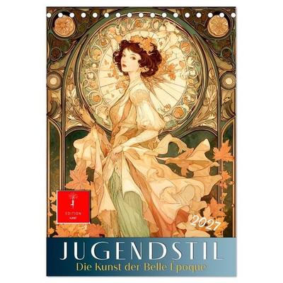 Jugendstil - Die Kunst der Belle Époque (Tischkalender 2027 DIN A5 hoch), CALVENDO Monatskalender