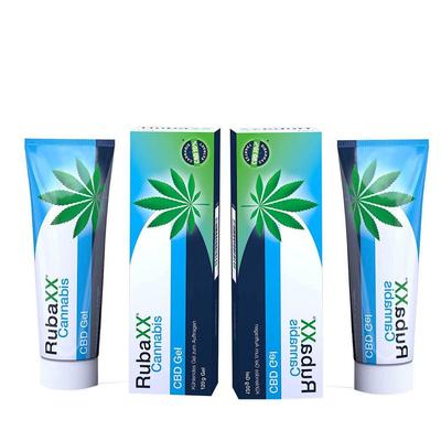 2x Rubaxx Cannabis CBD Gel 2x120 ml