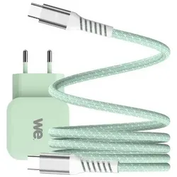 We-Vibe Bundle chargeur 1 port USB-C 20W + c ble USB-C/USB-C vert (20 W, 1 Port), USB Ladegerät, Grün