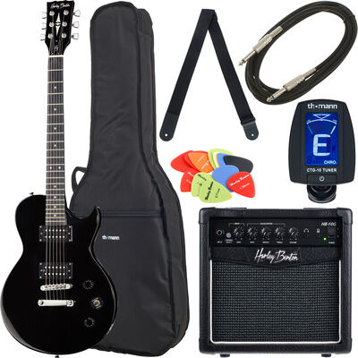 Harley Benton SC-200 BK Student Serie Bundle Noir