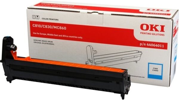 Oki 44064011 Lasertromle, Blå, 20000s