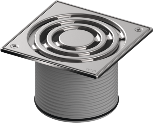 TECEdrainpoint S Rostrahmen 3660010 150mm, Edelstahl, Designrost verschraubbar