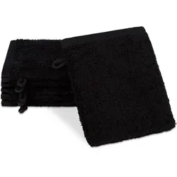 Waschhandschuh VITA schwarz (BL 16x21 cm) - BL 16x21 cm