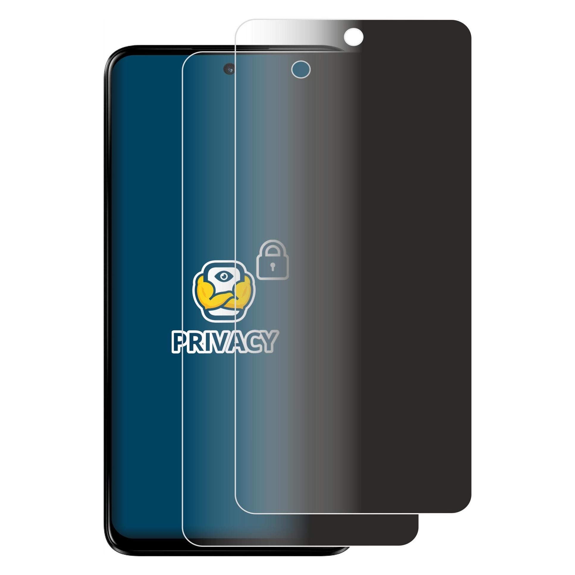 Brotect Sichtschutzfolie Anti-Spy Privacy Folie Blaulicht-Schutz (Motorola Moto C) (4356343)