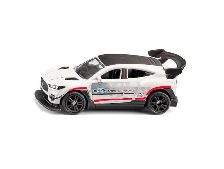 siku 1566, Ford Mustang Mach-E 1400, speelgoedauto, metaal/kunststof, wit, rubberen banden, sportieve velgen