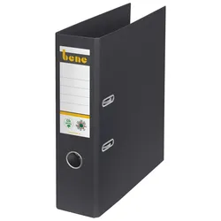 bene Ordner Rückenbreite 8 cm DIN A4 Karton schwarz