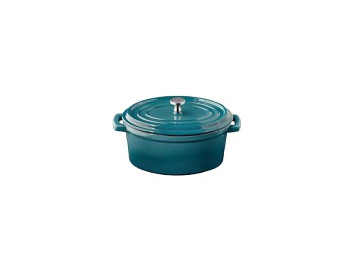 APS 88335 Mini-casserole avec couvercle 5 STARS - fonte émaillée\, 0\,45 litre\, turquoise\, compatible induction