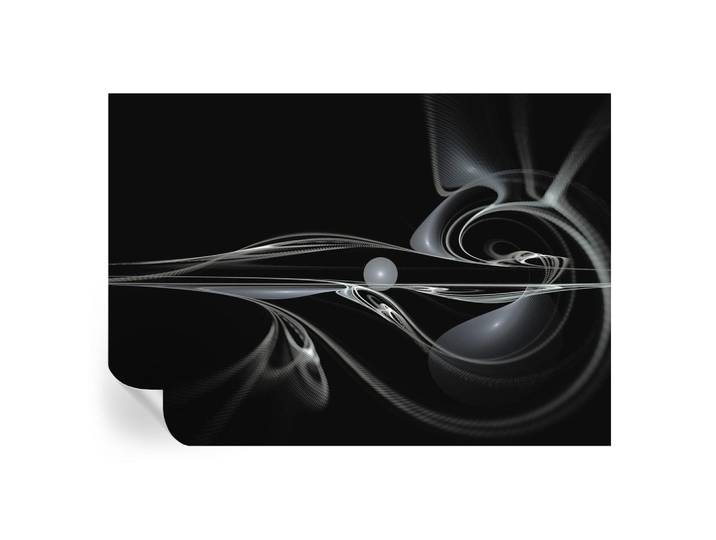 Wallfluent Fototapete 208x146 cm - Flüssigkeitsleitungen, Schwarz, 208x146 cm, Tapeten & Wandverkleidungen, Fototapeten