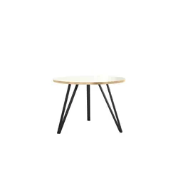Couchtisch   ¦ weiß ¦ Maße (cm): H: 45  Ø: 67.0