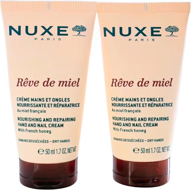 Nuxe Rêve de Miel Creme de Mãos e Unhas 2x50ml