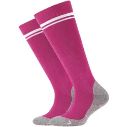 2er Pack camano Pro Tex Function Kniestrümpfe Kinder 0042 - fuchsia 35-38