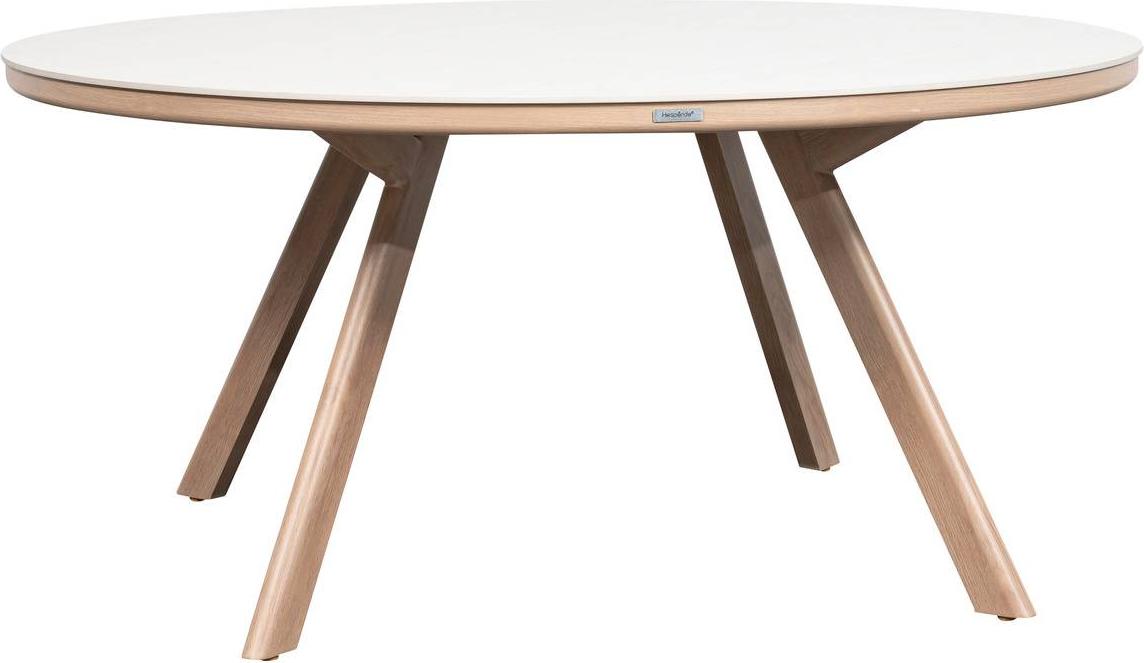 Gartentisch nelora 8-sitzer rund beige - Hespéride