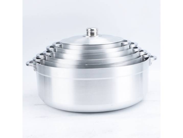 Casserole 12 pièces Pot ensemble de cuisinière domestique Casserole de Restaurant, ensemble de cuisinière en aluminium