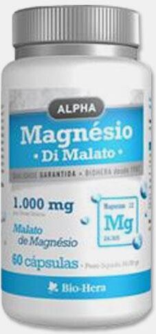BIOHERA® MAGNESIO DI MALATO 1000mg 60 CAPSULAS