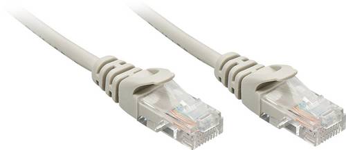 LINDY 48366 RJ45 Patchkabel CAT 5e U/UTP 7.50m Grau 1St.