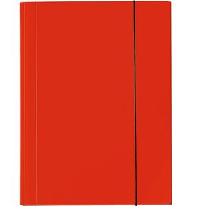 Veloflex Zeichenmappe Velocolor 4432321, rot, A3, Karton, 3 Einschlagklappen, Gummizug