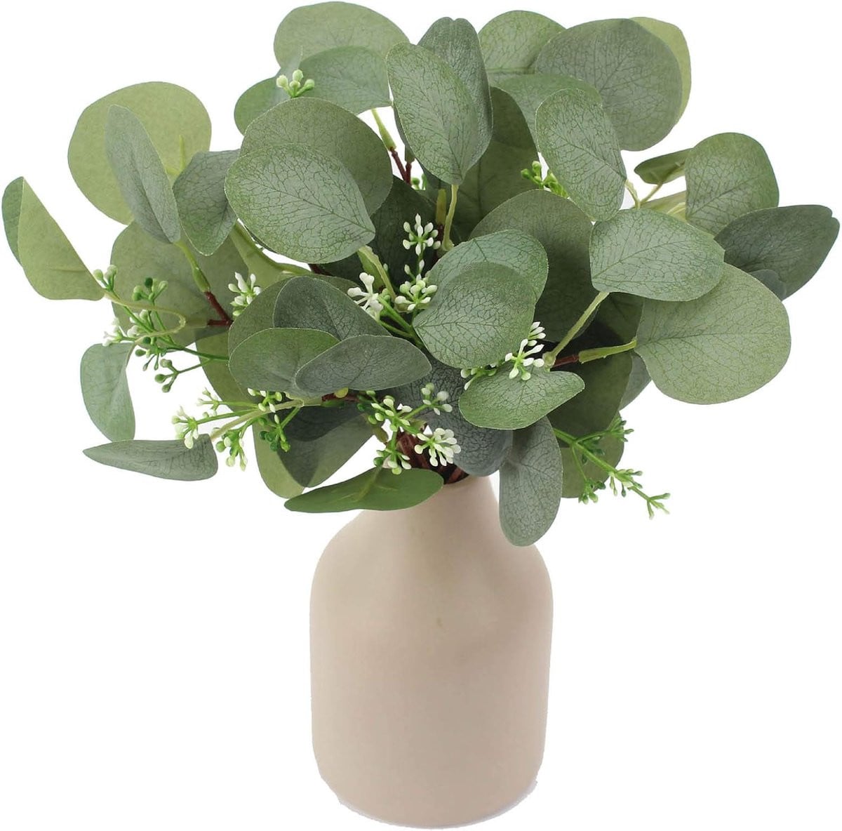 20 stuks Kunst Eucalyptus Bladeren - Realistische Groene Nep Planten voor Decoratie