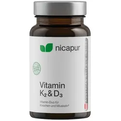 Nicapur Vitamin K2 & D3 Kapseln 60 St