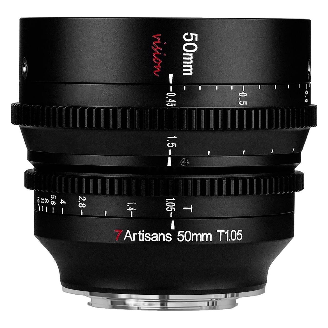 7artisans 50 mm T1.05 (Sony E, APS-C / DX) (C301B)