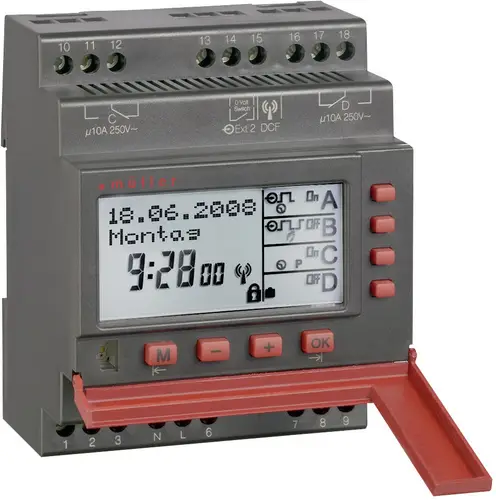 Müller SC 88.40 pro 230V 50-60Hz Hutschienen-Zeitschaltuhr digital 230 V/AC 2500W
