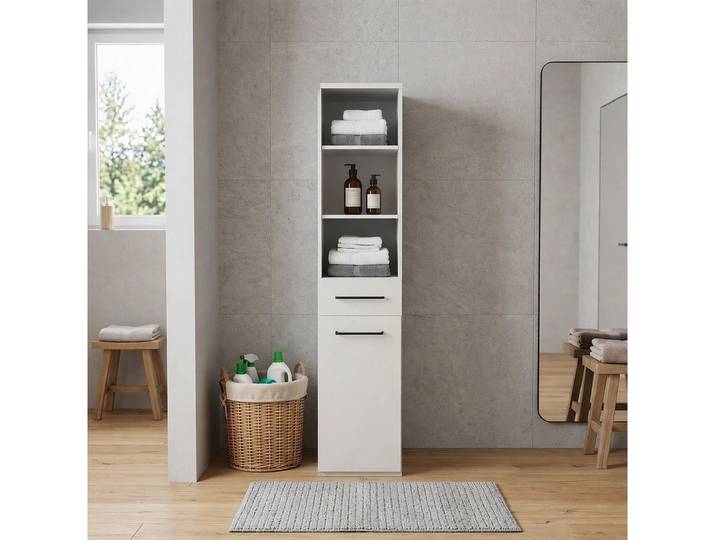 KOCHSTATION Wäscheschrank KS-Linda Breite 67 cm, 25mm starke Wände, ausziehbare Ablage