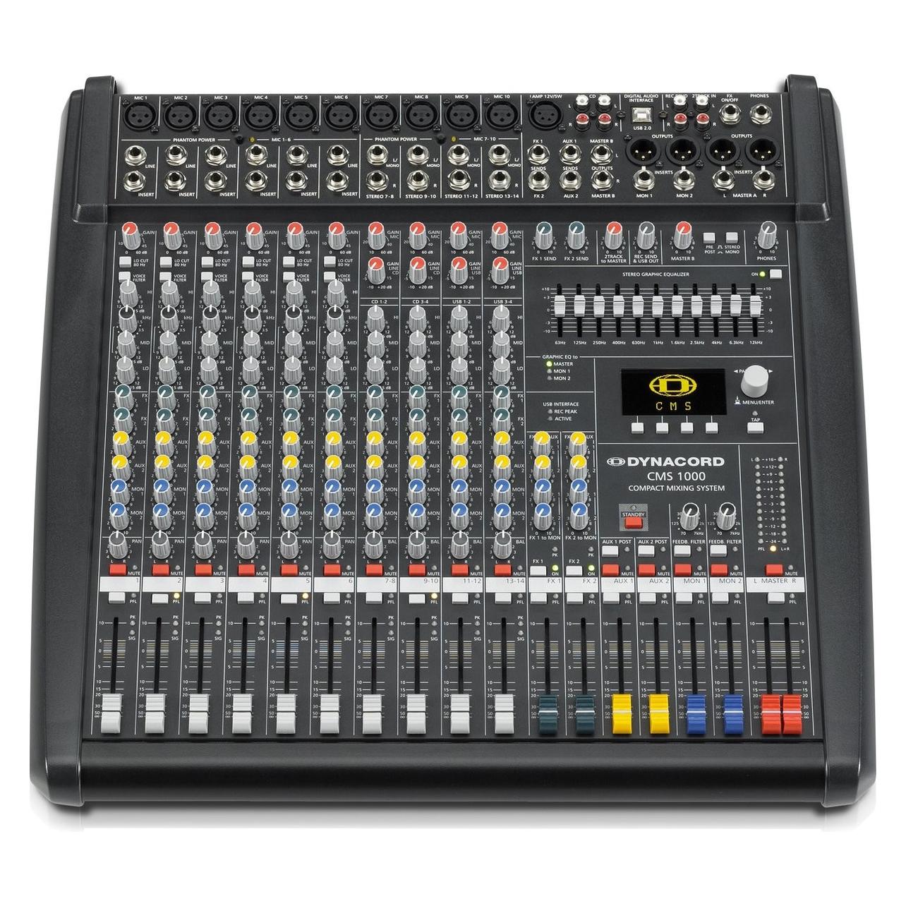 Dynacord CMS 1000-3 analoog mengpaneel (Studio- und Livemixer) (F.01U.218.735)