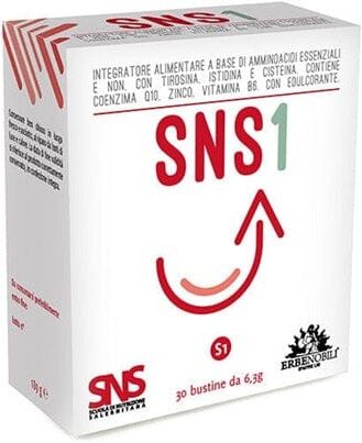 Erbenobili Sns1 30 Bustine Integratore Alimentare Amminoacidi Vitamina B6 e Zinco