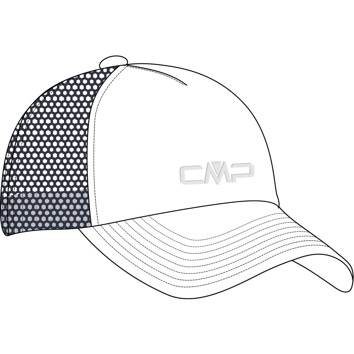 CMP Unisex Hat bianco (A001) 1 6505757-A001-1