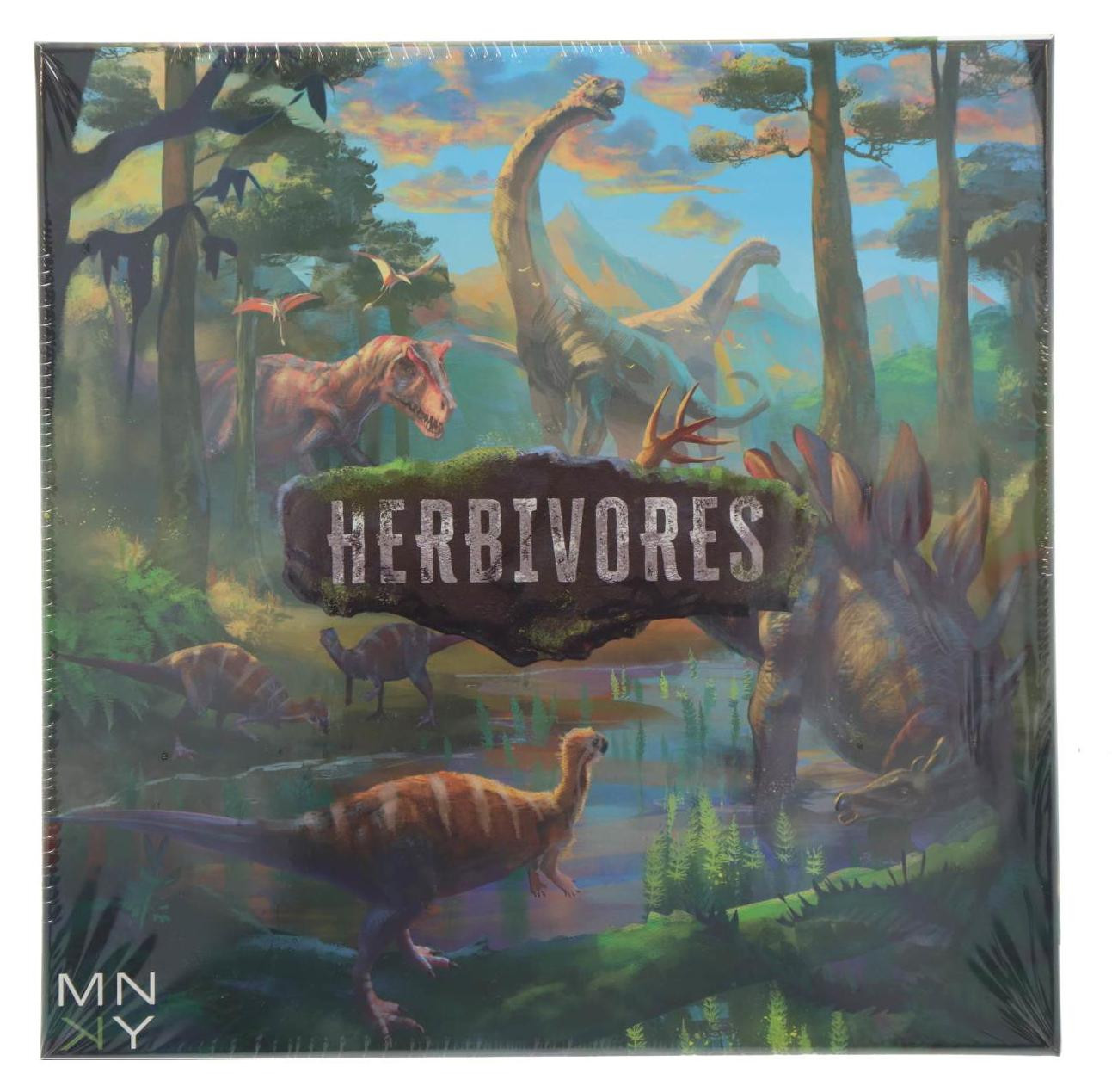 Strategisch bordspel Herbivores van MNKY Entertainment voor kinderen en volwassenen