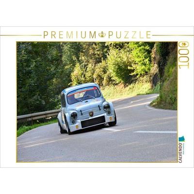CALVENDO Puzzle Fiat Abarth 1000 TCR - 1967 | 1000 Teile Lege-Größe 64x48cm Foto-Puzzle für glückliche Stunden