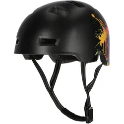CRAZY SAFETY Rampage Splash Fahrradhelm 0303 - orange black yellow M (54-57 cm)