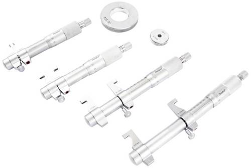 Dasqua 4911-8125 Innenmikrometer-Set Messbereich: 5 - 100mm Ablesung: 0.01mm