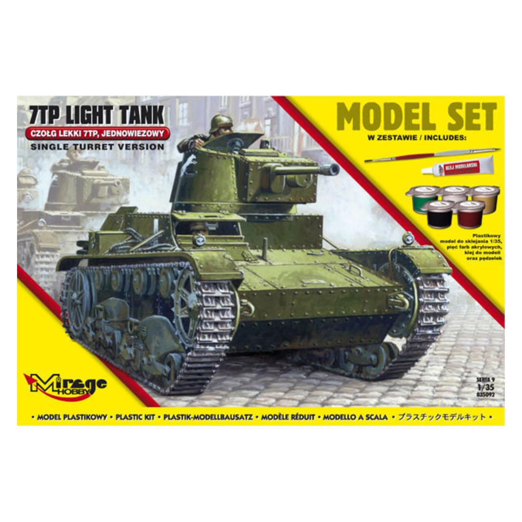Mirage Hobby 7TP Light Tank "Single Turret"(Model Set (835092)