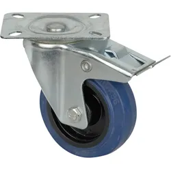 Showgear Swivel Blue Wheel Lenkbar, mit Bremse