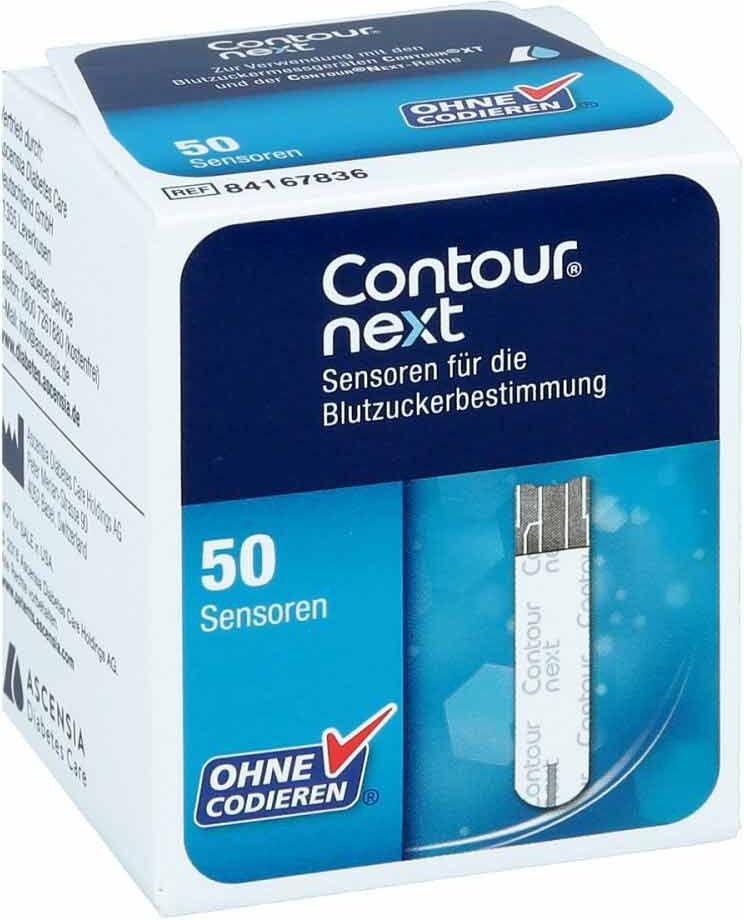 Contour next Sensoren Teststreifen